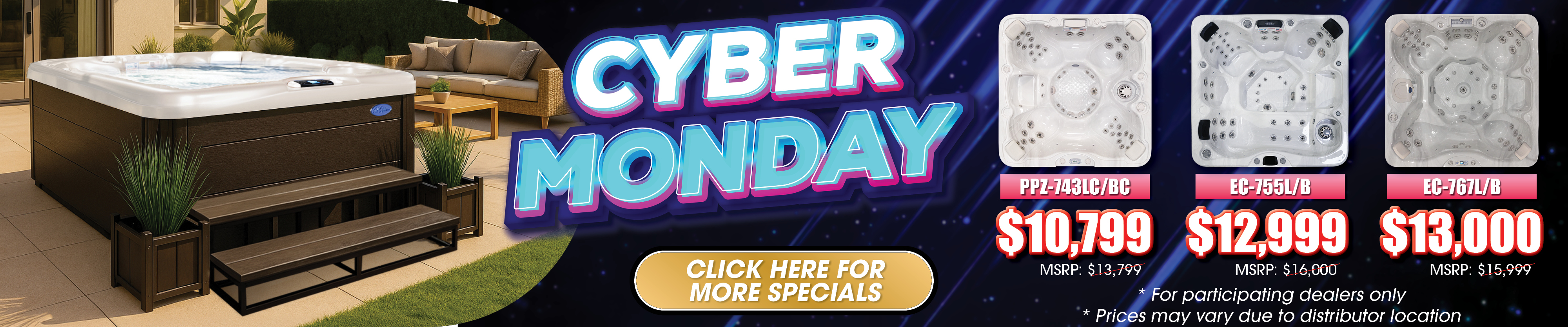 Calspas hot tub being used in a family setting - Fort Bragg