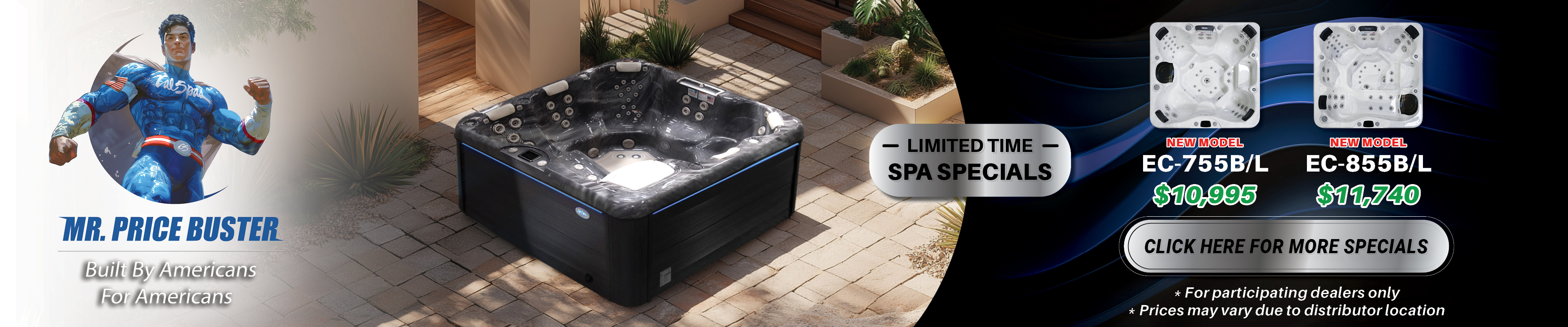 Calspas hot tub being used in a family setting - Fort Bragg
